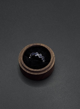 热卖蓝色指环  花朵花卉花瓣花样 四叶草时尚网红风戒指P10855