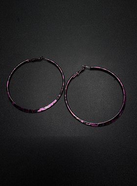 Vintage古着设计感古早风独特夸张小众耳环耳饰H60754