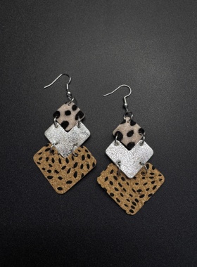 Vintage古着设计感古早风独特小众耳环复古耳环P80957