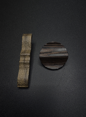 Vintage古着设计感古早风独特小众木质耳饰B62055