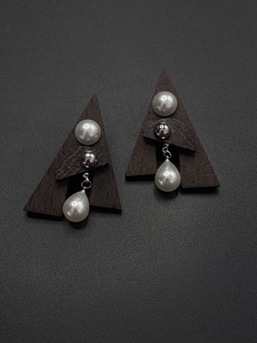 Vintage古著复古小众设计感耳环高级感轻奢时尚耳饰P121758