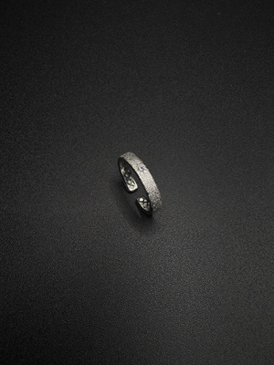 New Vintage 古著 metal  wire drawing戒指