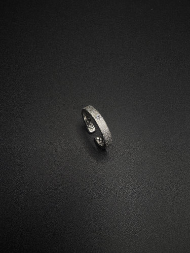 New Vintage 古著 metal  wire drawing戒指