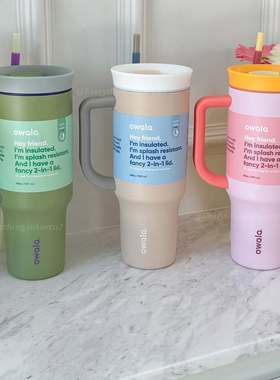 Owala Tumbler 40OZ large capacity stainlesssteel thermos mug