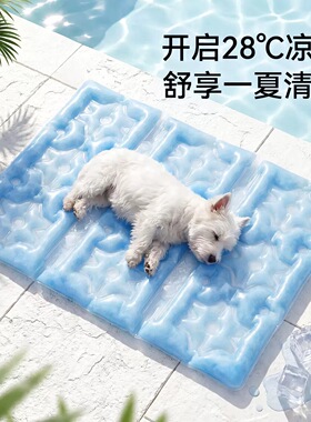 宠物冰垫物理控温小型犬泰迪比熊约克夏狗狗凉垫夏季猫咪降温垫子