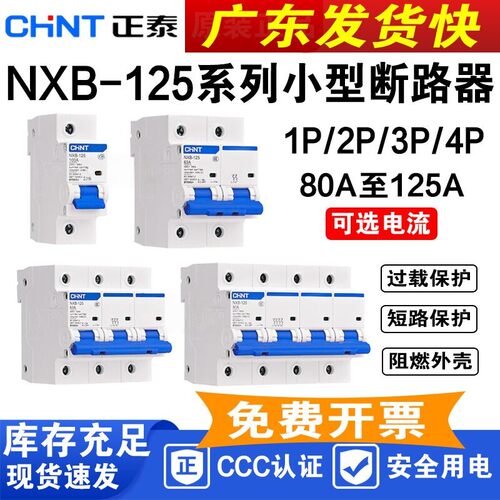 正泰小型大功率断路器NXB-125