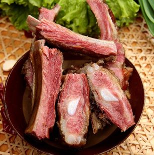 腊排骨四川乐山犍为眉山烟熏柴火农家腊肉咸肉精排500克包邮