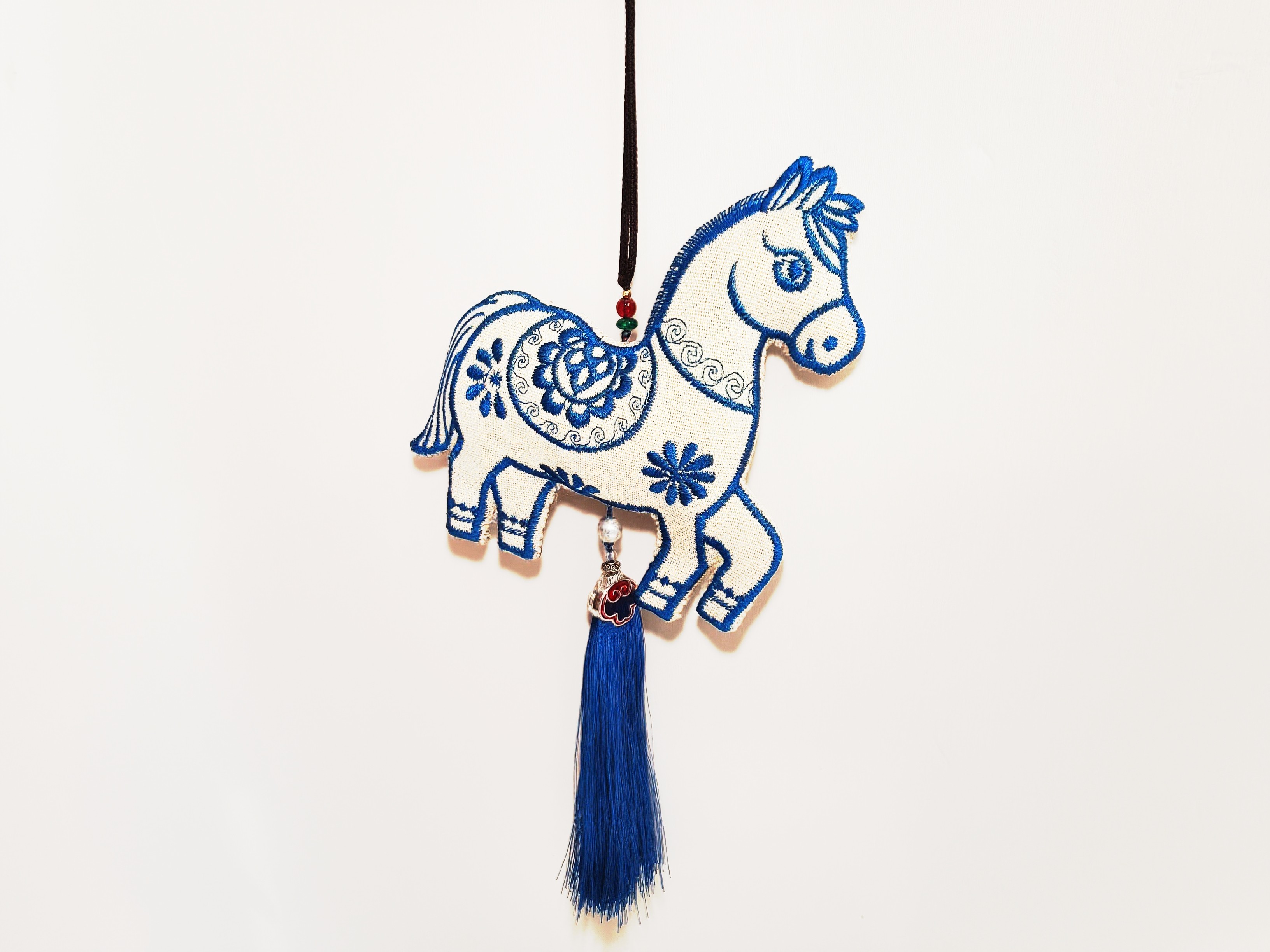 双面刺绣中国红青花瓷剪纸风格马挂饰车挂居室挂新年伴手礼品,居家日用,香包/香囊,淘宝优惠券,粉丝福利购,淘宝优惠卷