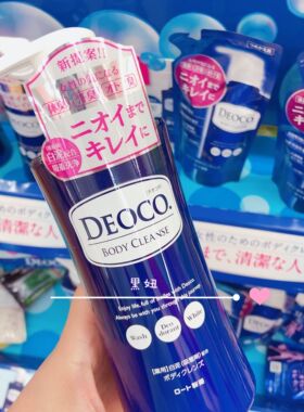 日本本土乐敦DEOCO香体JK香除汗臭体臭沐浴露男女通用350ml