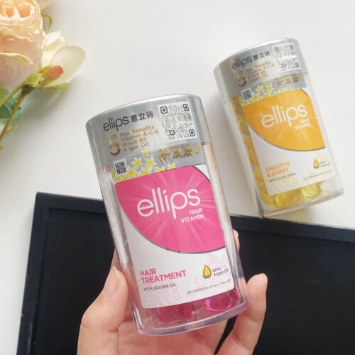 印尼巴厘岛胶囊ellips护发精油女防毛躁柔顺头发颗粒修复干枯次抛