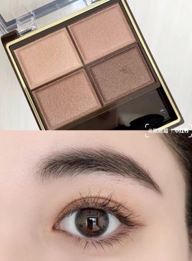 【保税】大地色通勤天菜！日本EXCEL四色眼影盘SR03 SR01SR01四色