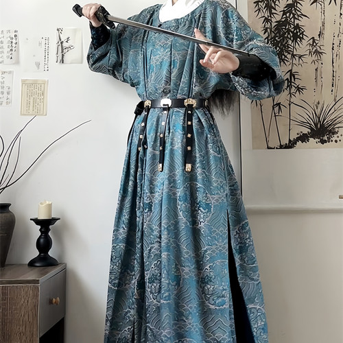 青云霓裳唐圆领袍少年感秋季新品