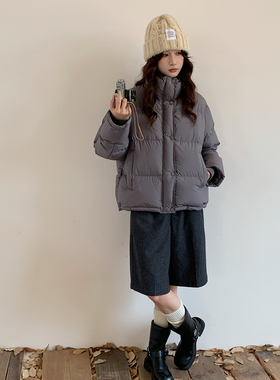 MISS CLT 95白鸭绒羽绒服女2025新款小立领高级感时尚百搭短外套