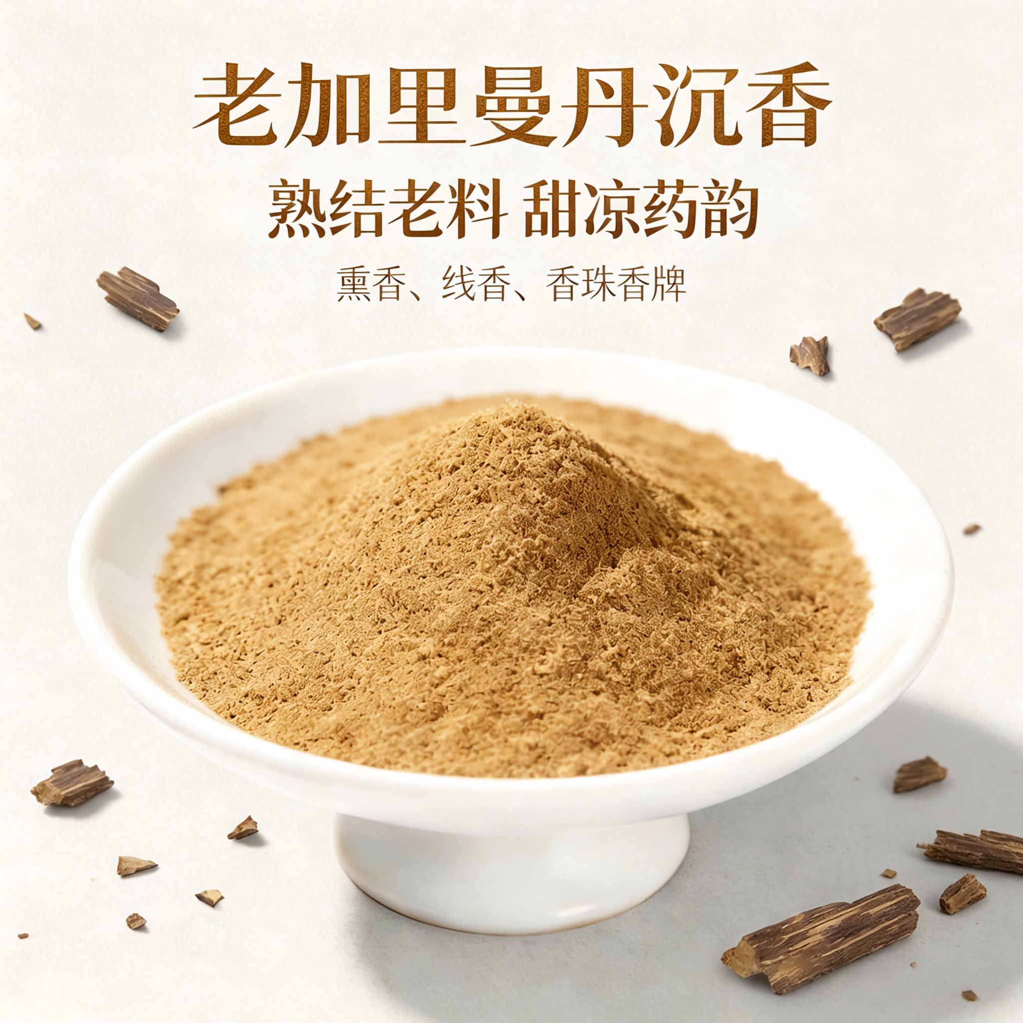印尼加里曼丹沉香粉老料高油制香香薰香料