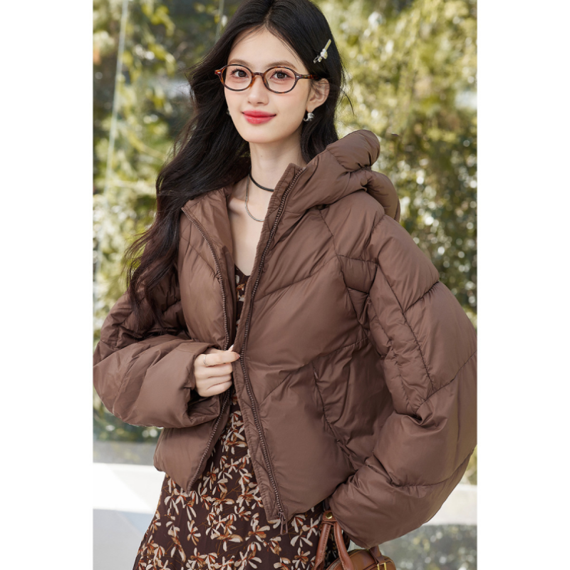 2025年冬季新款设计感棉服女小个子加厚保暖短款连帽休闲外套,女装/女士精品,棉衣/棉服,淘宝优惠券,粉丝福利购,淘宝优惠卷