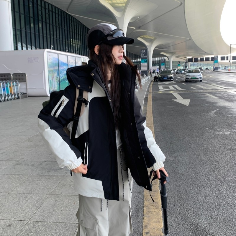 2025年女冬季新款短款户外宽松工装风棉衣冲锋衣棉服加厚潮流外套,女装/女士精品,棉衣/棉服,淘宝优惠券,粉丝福利购,淘宝优惠卷