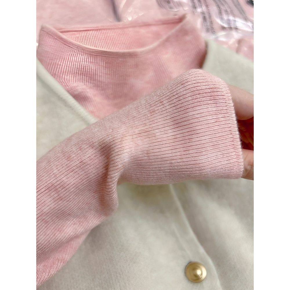 粉色半高领毛衣女秋冬内搭2025新款中领打底衫修身高级感针织上衣,女装/女士精品,毛衣,淘宝优惠券,粉丝福利购,淘宝优惠卷