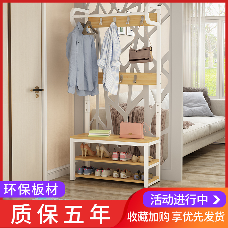 简约现代风卧室门厅换鞋凳置物架
