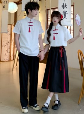 古风汉服班服套装毕业校服