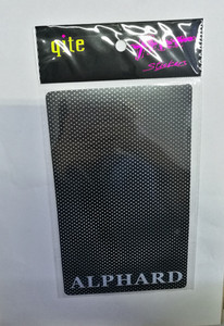 香港右钛汽车行车贴年检贴行证贴静电贴车贴宝丰埃尔法田ALPHARD