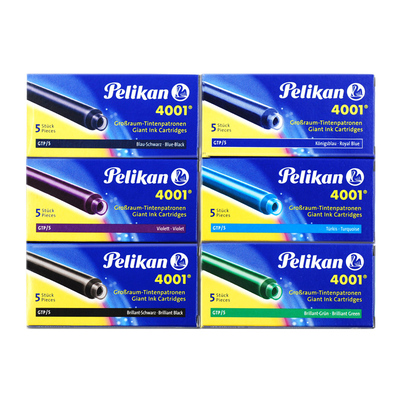 pelikan德国进口4001长墨水胆