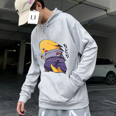 动漫薄款男女帽卫衣连日系