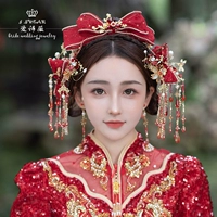 Классическое красное ханьфу для невесты, аксессуар для волос, аксессуары, китайский стиль