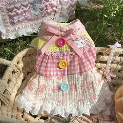 芭比熊加绒秋冬泰迪宠物猫狗衣服