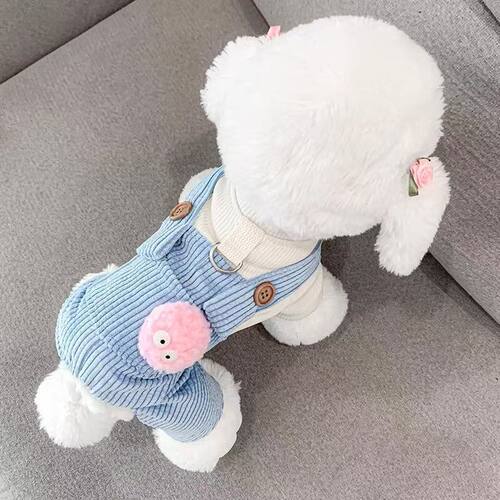 狗狗衣服泰迪博美比熊牵引约克夏背带裤春秋宠物四脚小狗秋装夏季