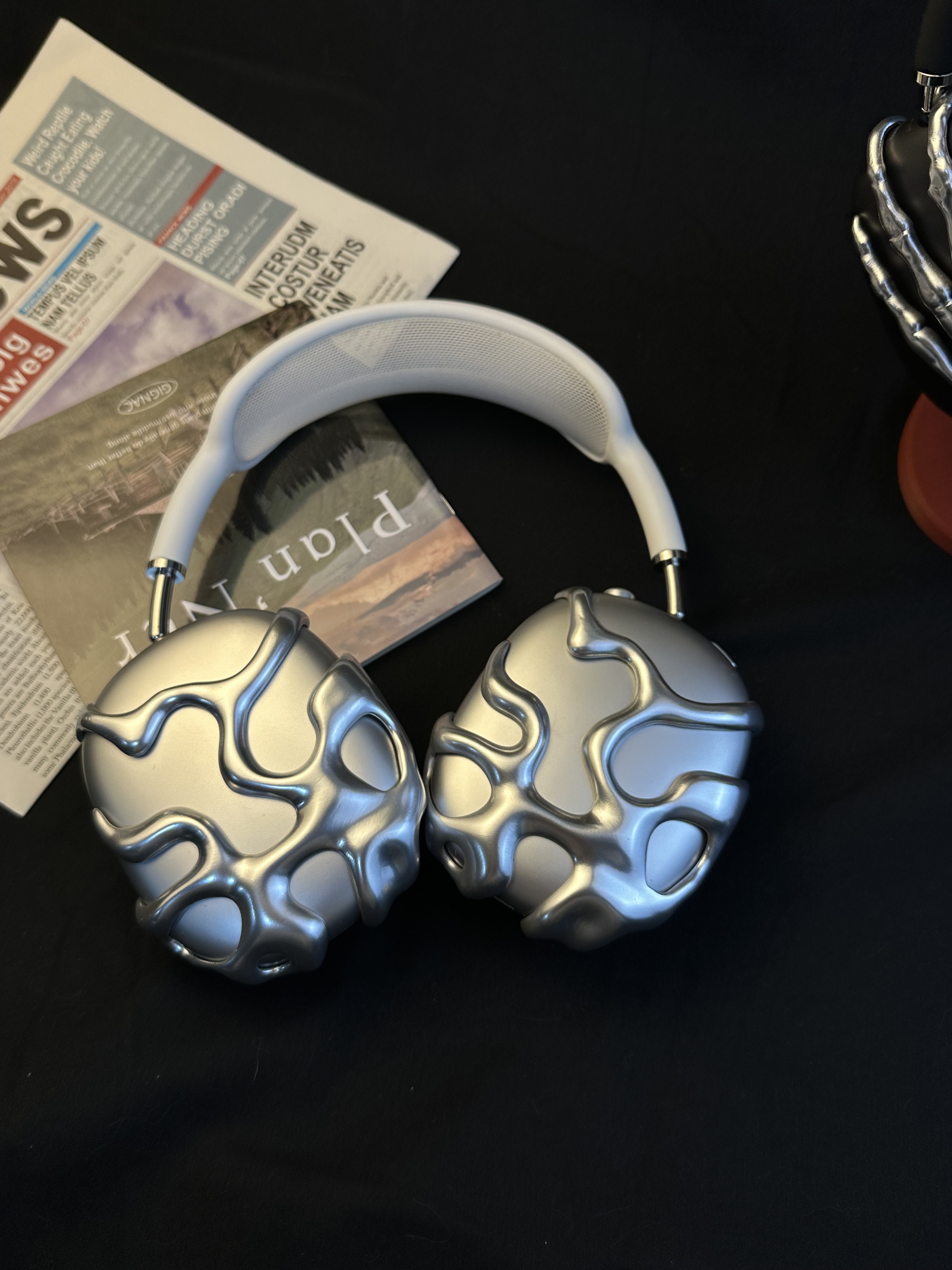 荆棘丛生苹果AirPodsMax1/2代保护壳保护套耳机壳装饰拍照简约配件小红书爆款3D打印APM保护套