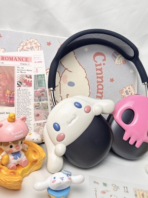 三丽鸥玉桂狗苹果AirPodsMax1/2代耳机壳耳机保护套airpodsmax耳机配饰拍照可爱大耳朵狗APM 3D打印3d