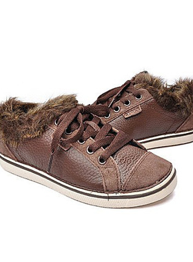 Crocs/卡骆驰国内代购女冬季保暖平底毛毛休闲鞋户外鞋鞋11953