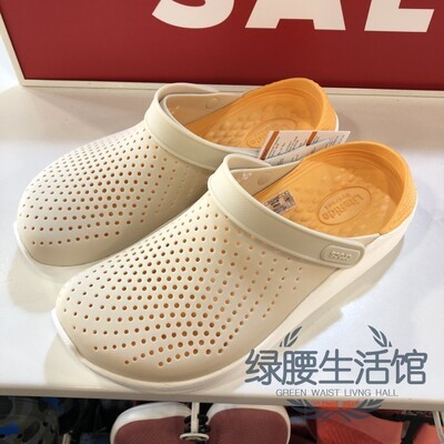 沙滩凉鞋Crocs女洞洞鞋