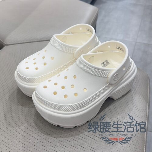 Crocs卡骆驰女士沙滩洞洞凉拖鞋