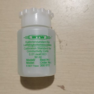 WTW仪器电导率标液1413us/cm，0.01M氯化钾标准溶液50ml一瓶包装