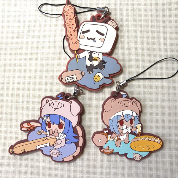 动漫游戏周边正散bilibili/2233/小电视橡胶挂件软胶现货满百包邮