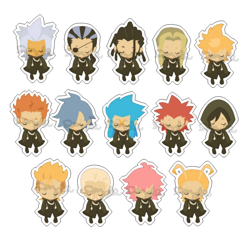 动漫游戏周边王国之心KH十三机关透明亚克力挂件现货满百包邮