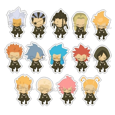 动漫游戏周边王国之心KH十三机关透明亚克力挂件现货满百包邮