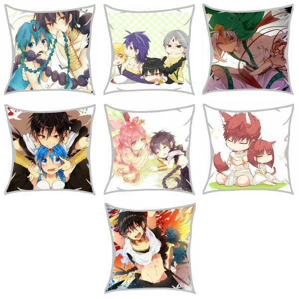 阿拉丁方形抱枕动漫周边满百包邮