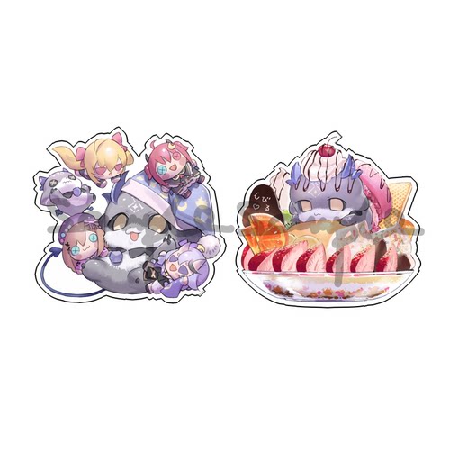 动漫游戏周边彩虹社虚拟主播V tuber Tevi透明亚克力挂件挂饰全新