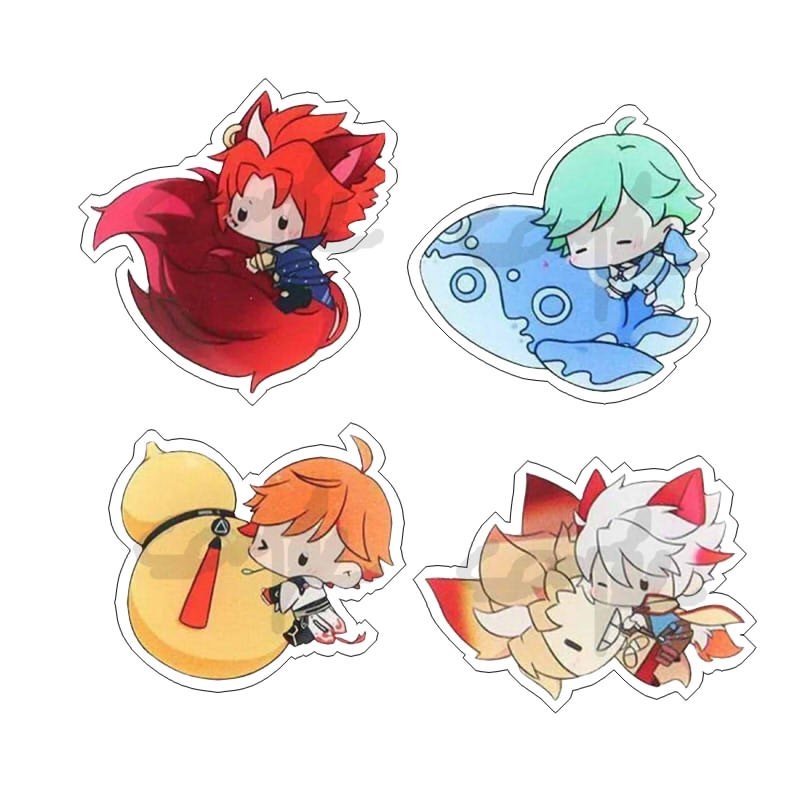 动漫游戏周边王者荣耀抱抱系列q版透明亚克力挂件现货满百包邮