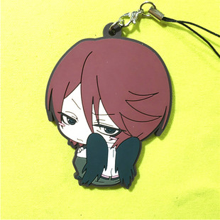 绮丽屋日本动漫周边原单散货元气少女缘结神天狗鞍马橡胶挂件包邮