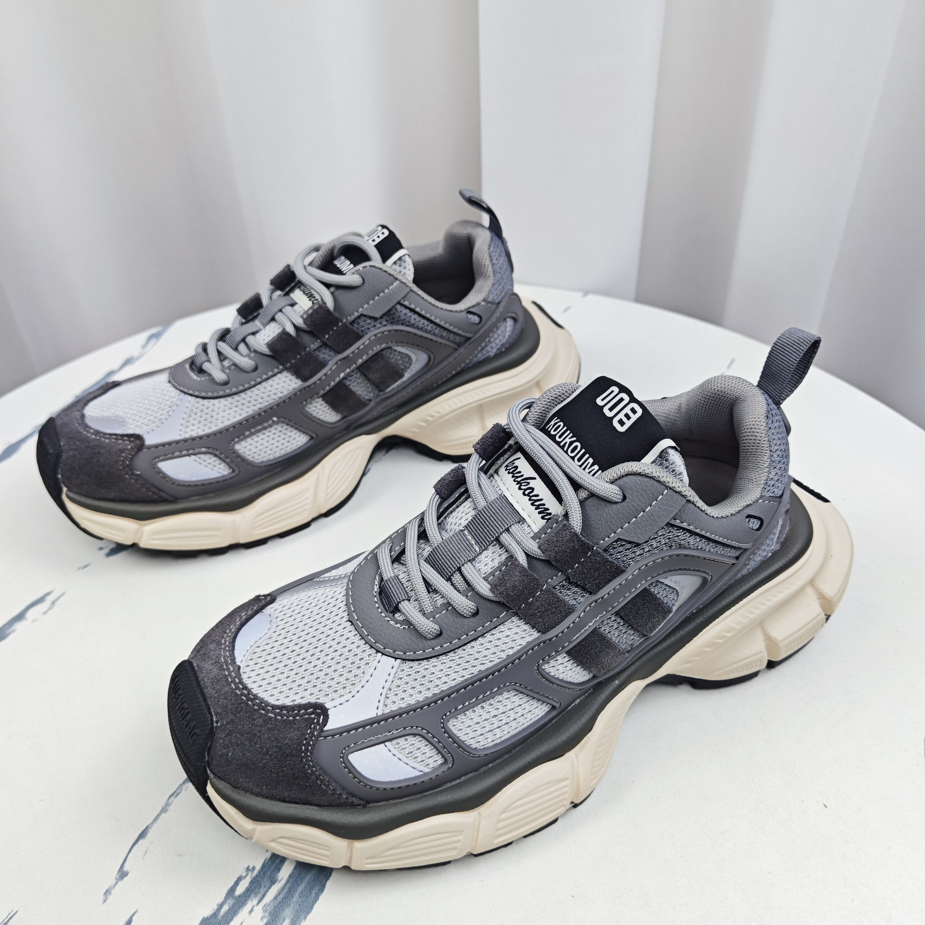 SGIRL TWTW厚底休闲老爹鞋女2023新款透气网面舒适百搭跑步运动鞋