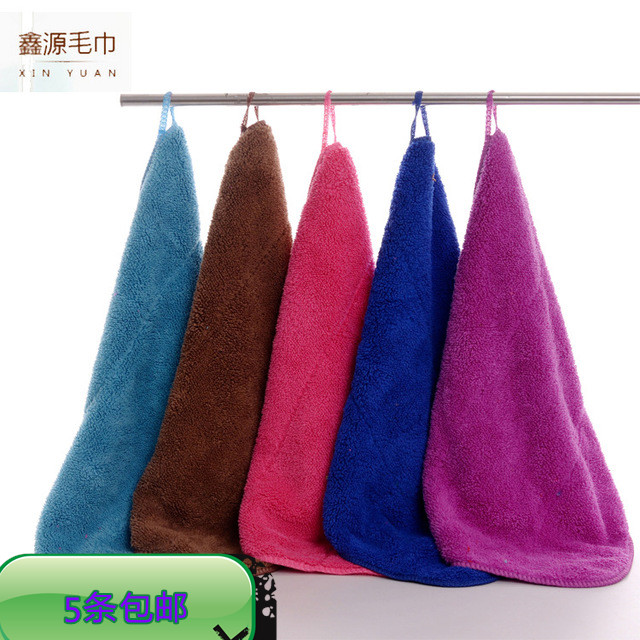 抹布擦玻璃加厚厨房清洁毛巾