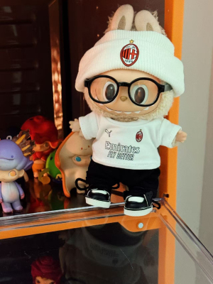 球队球衣娃衣手作17cm拉布布娃衣Labubu挂件衣服足球套装合集现货