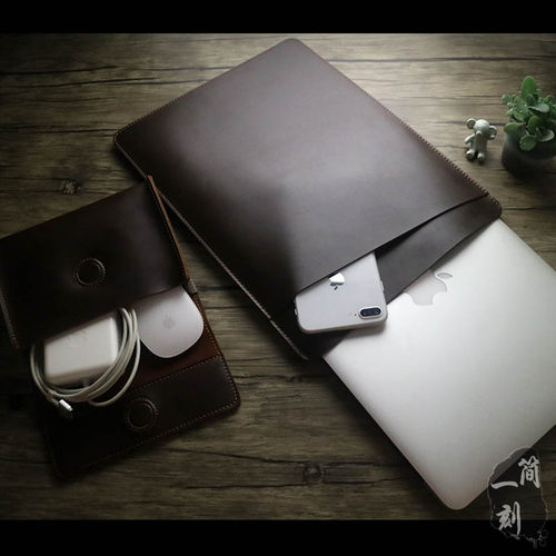 新苹果电脑包笔记本包牛皮简约