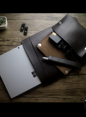 微软电脑surface pro包7/8/9/11/X保护套book内胆包laptop7studio14.4皮套GO4 13.8寸