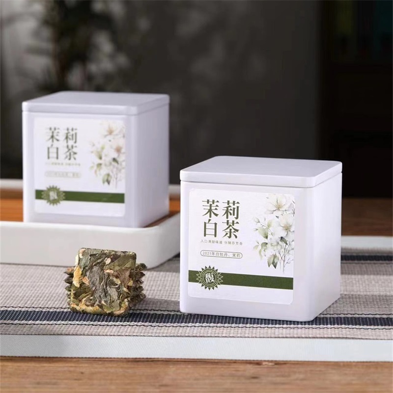 福鼎茉莉白茶自然花香花果茶正宗老白茶清香白牡丹独立泡袋礼盒装