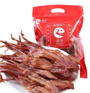 初级浙江温州酱鸭舌头温旭生鸭舌500g大好小号酒店冷盘腌制品腊卤