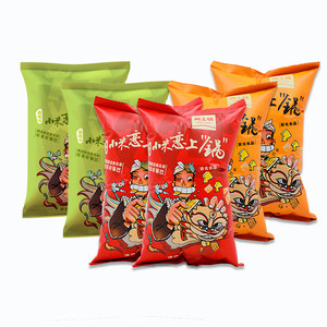 黄土情小米锅巴休闲小零食麻辣*2+孜然*2+藤椒*2